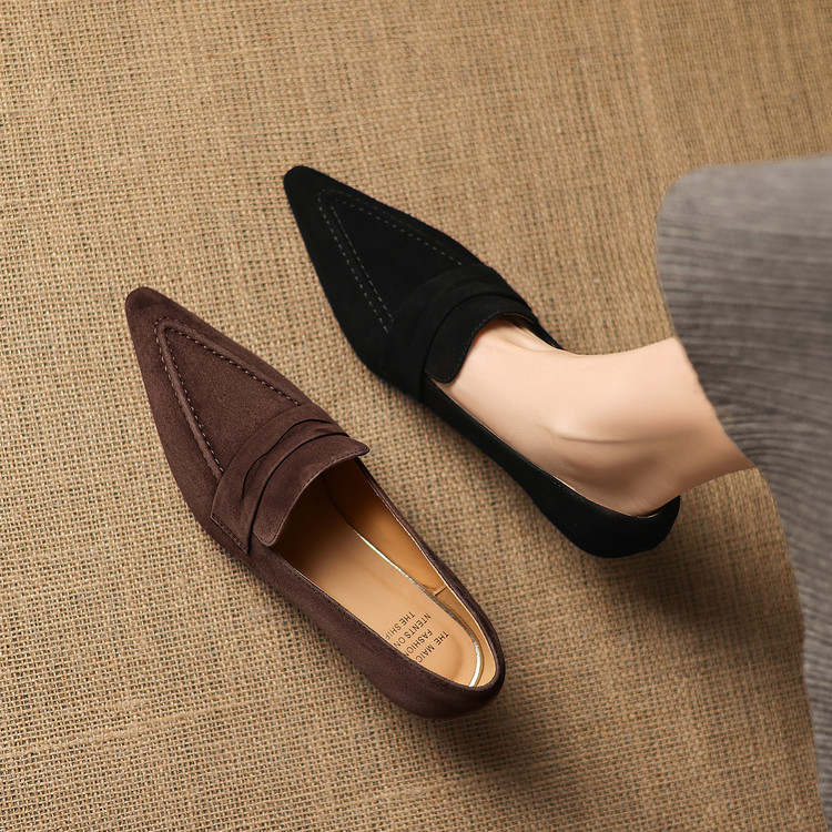 Deep Mouth Pointed Toe Mid Heel Pumps - Style k.html