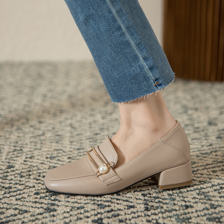 Minimalist Square Toe Flat Shoes for Women and Kids