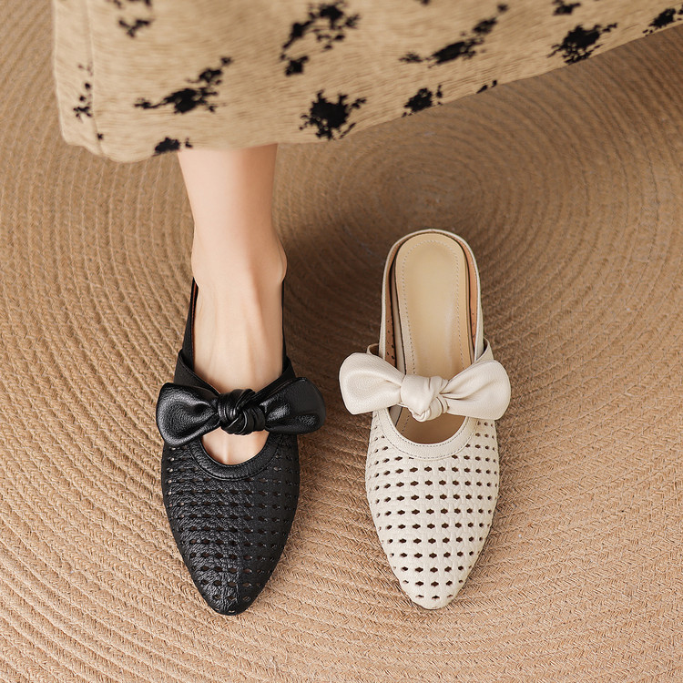 Women's Closed Toe Chunky Heel Slippers Summer 2026 - Style e.html