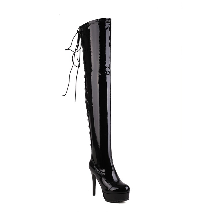 Women's Over-the-Knee Pointed Toe Stiletto Heel Fashion Boots - Style c.html